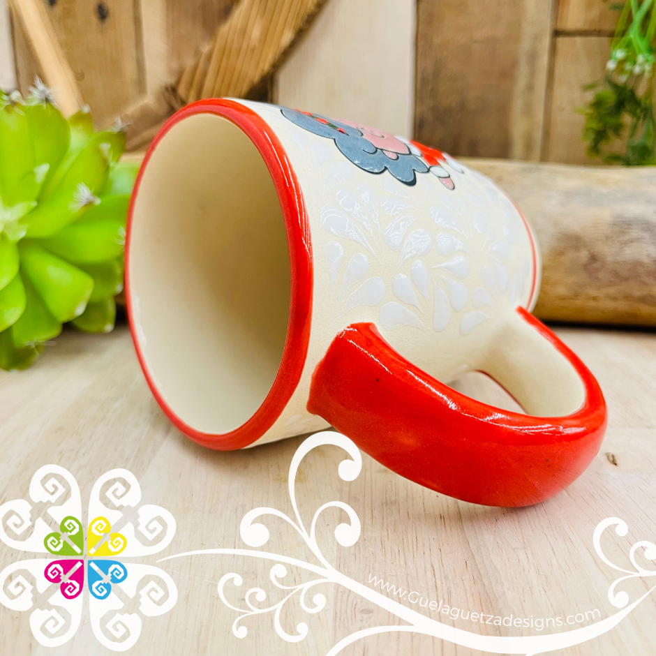 Taza Cono Mrs. Claus - Barro Alta Temperatura - Single Clay Mug