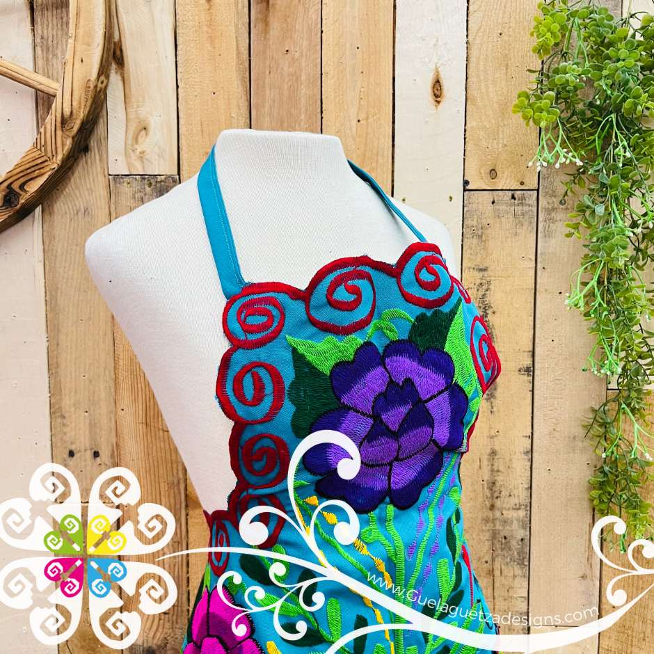 Flores Chiapas Apron - Mandil Artesanal