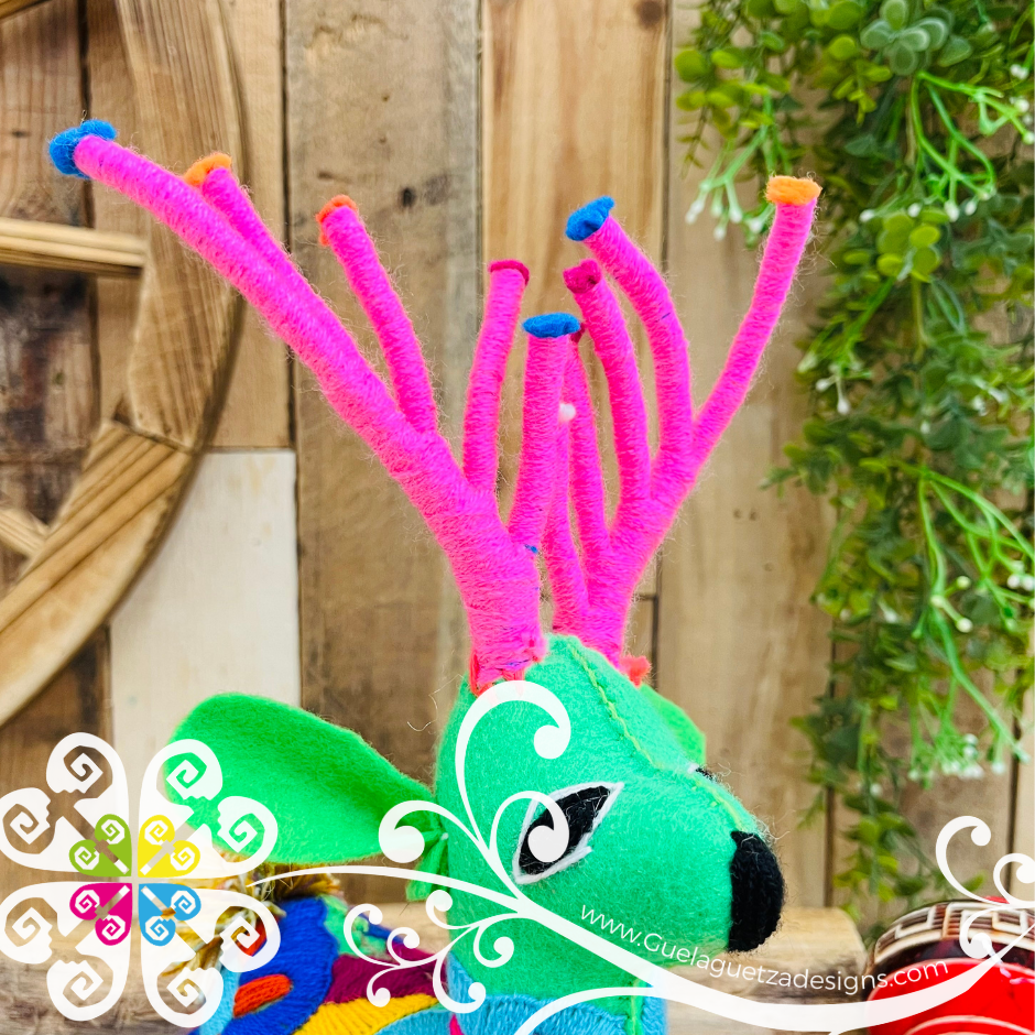 Embroidered Deer - Chiapas Stuffed Animal