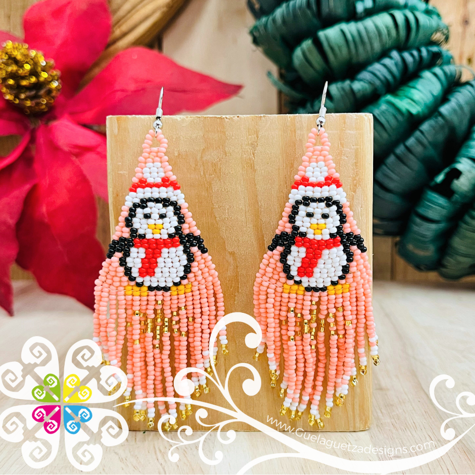 Snowman Fleco - Christmas Beaded Earrings
