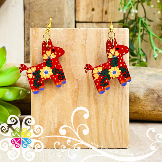 Burrito Wood Earrings - Wood Earrings