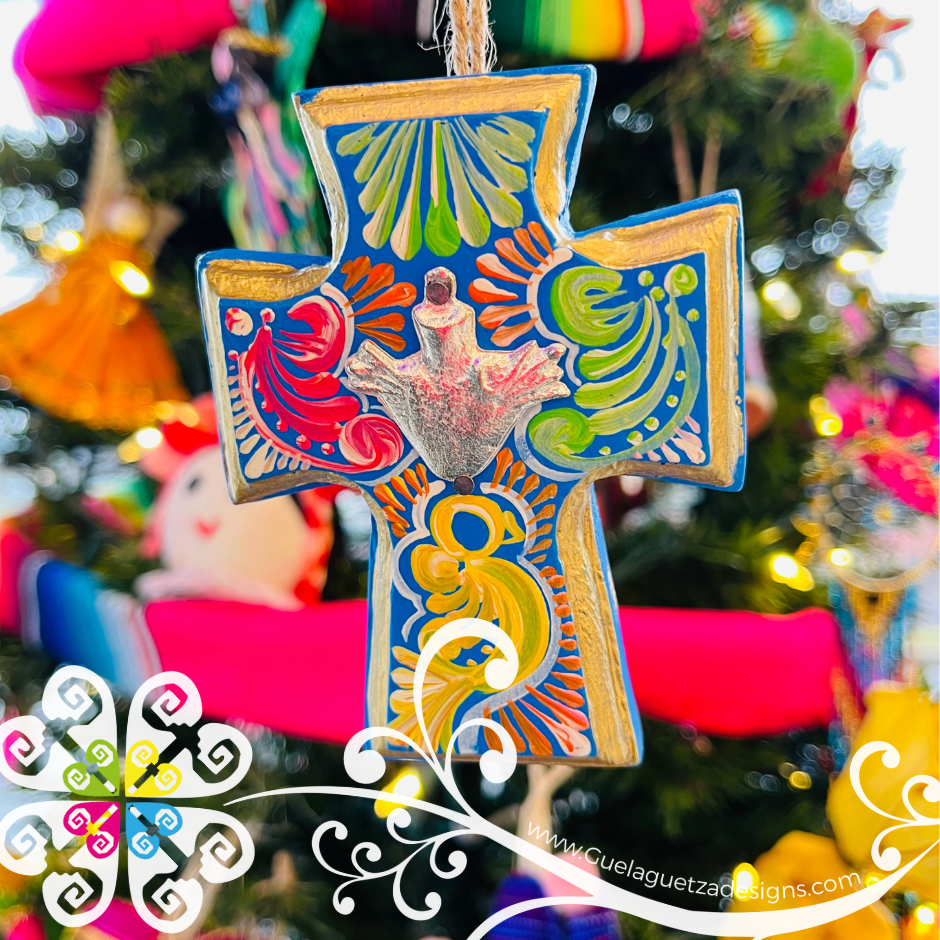 Mini Cruz Pintado - Christmas Ornament
