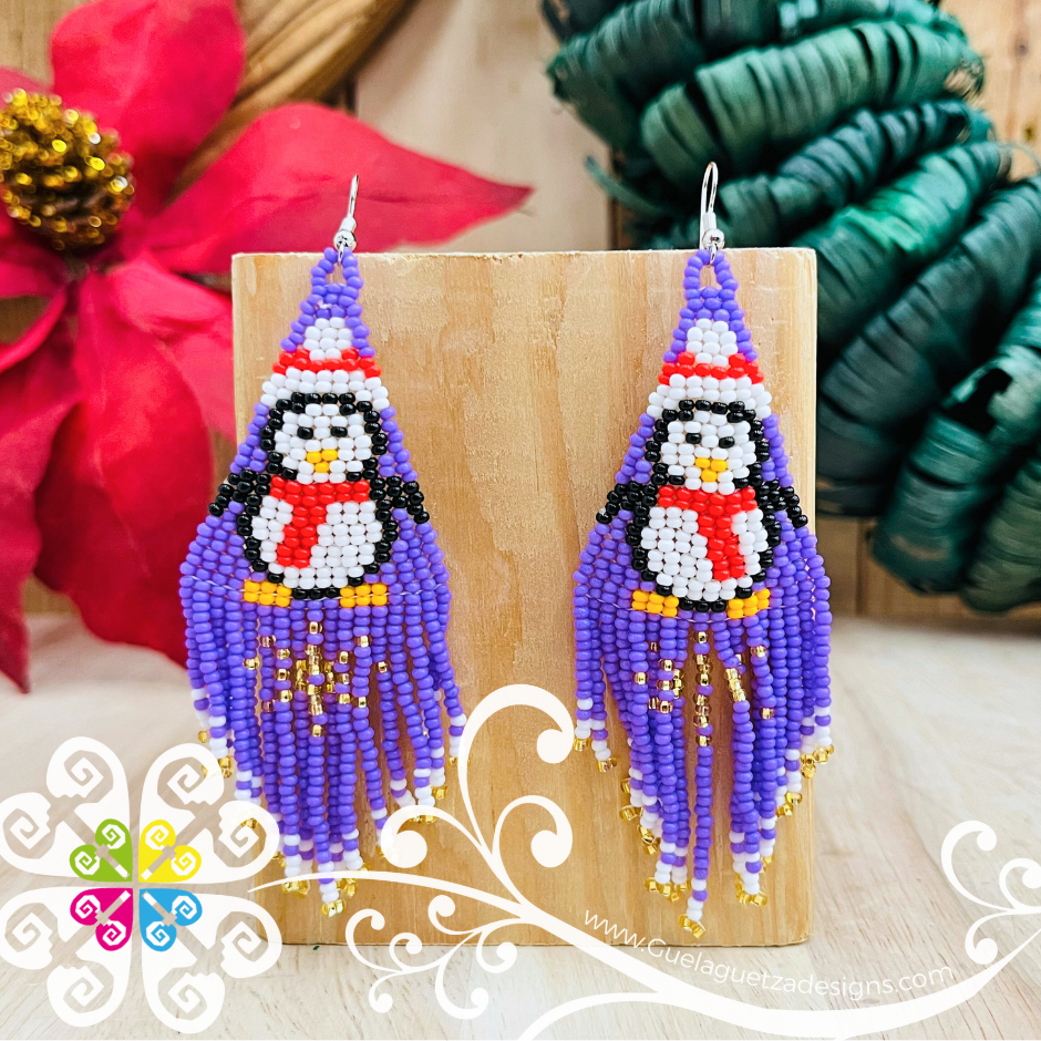 Snowman Fleco - Christmas Beaded Earrings