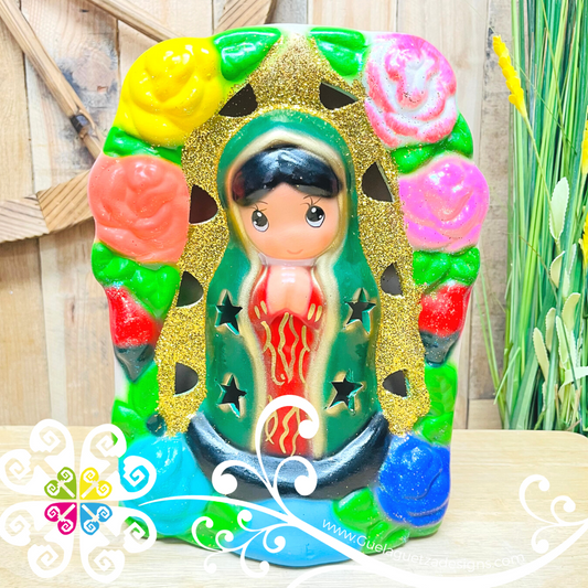 Medium Animated Virgen de Guadalupe - Lamp