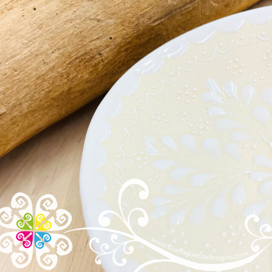 White Hummingbird Spoon Rest - Barro Alta Temperatura - Spoon Rest