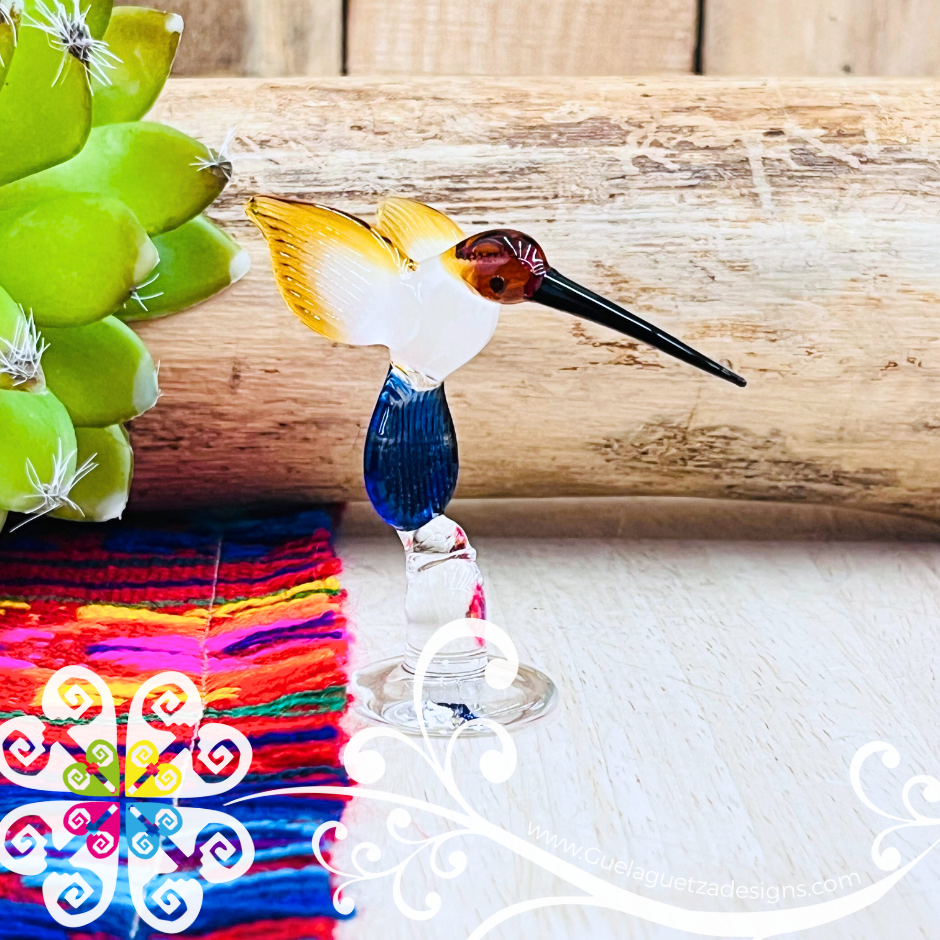 Mini Glass Hummingbird- Vidrio Soplado Trinkets