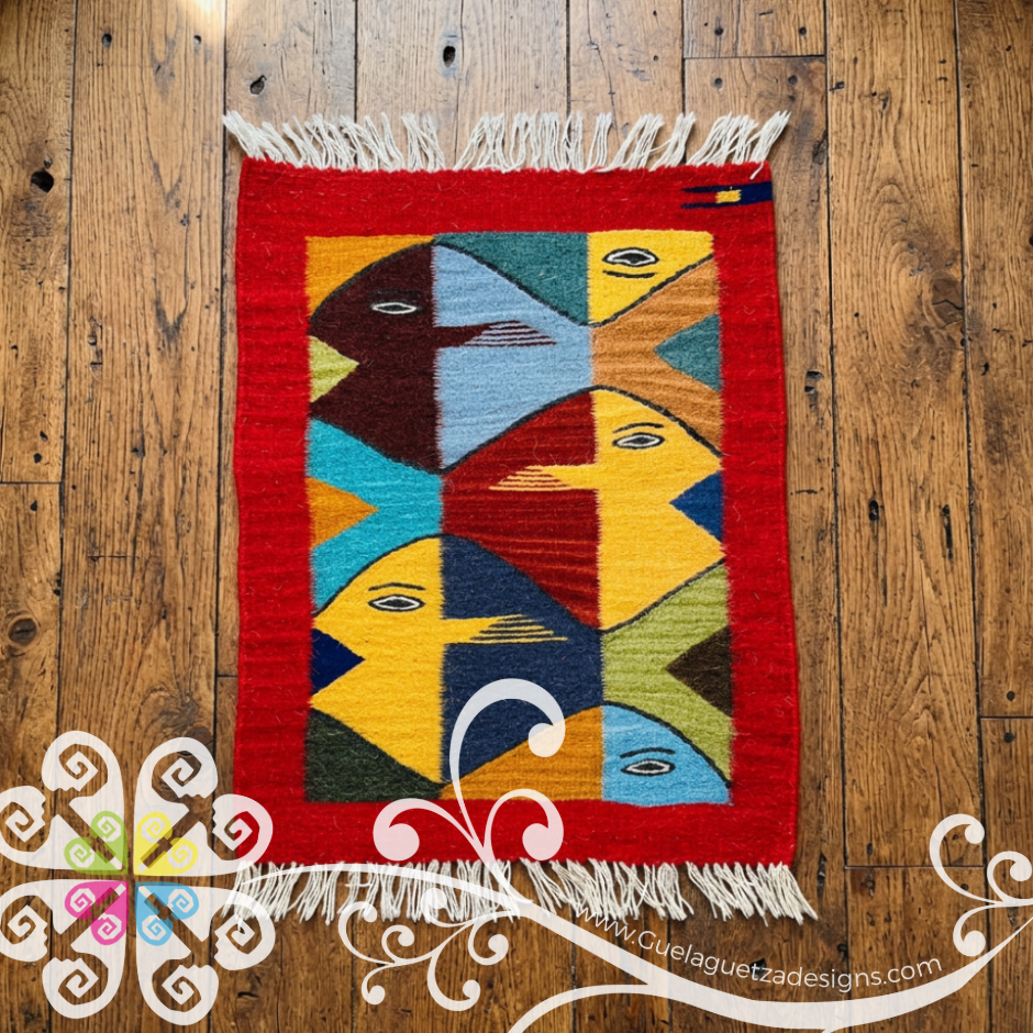 Pescado Rug - 40 x 50 cm Teotitlan Collection