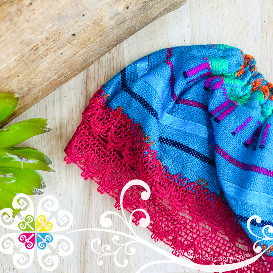 Blue Cambray Campesino Children Dress