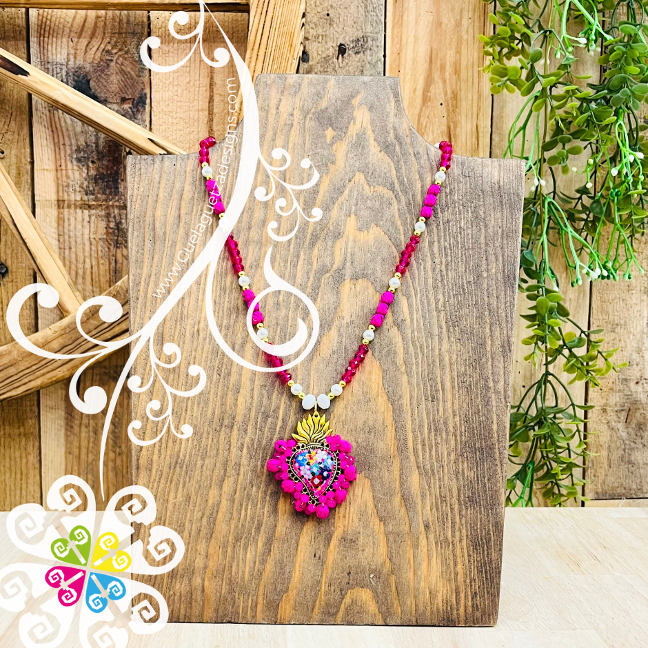 Corazon Milagro Necklace - Palm Necklace