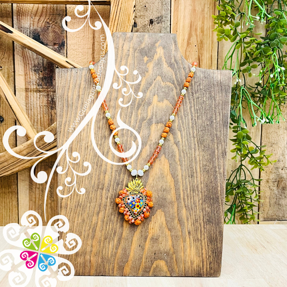 Corazon Milagro Necklace - Palm Necklace
