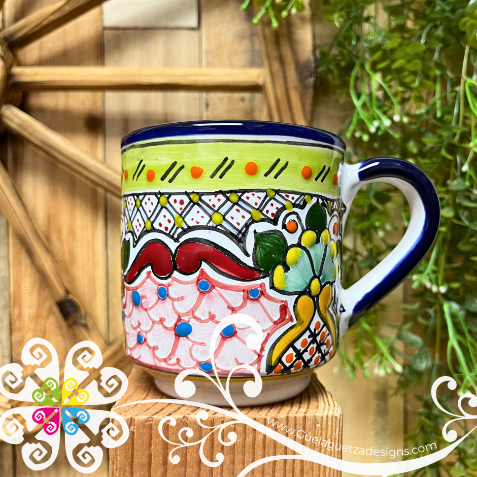 Chingona Floral Bouquet - Single Talavera Mug