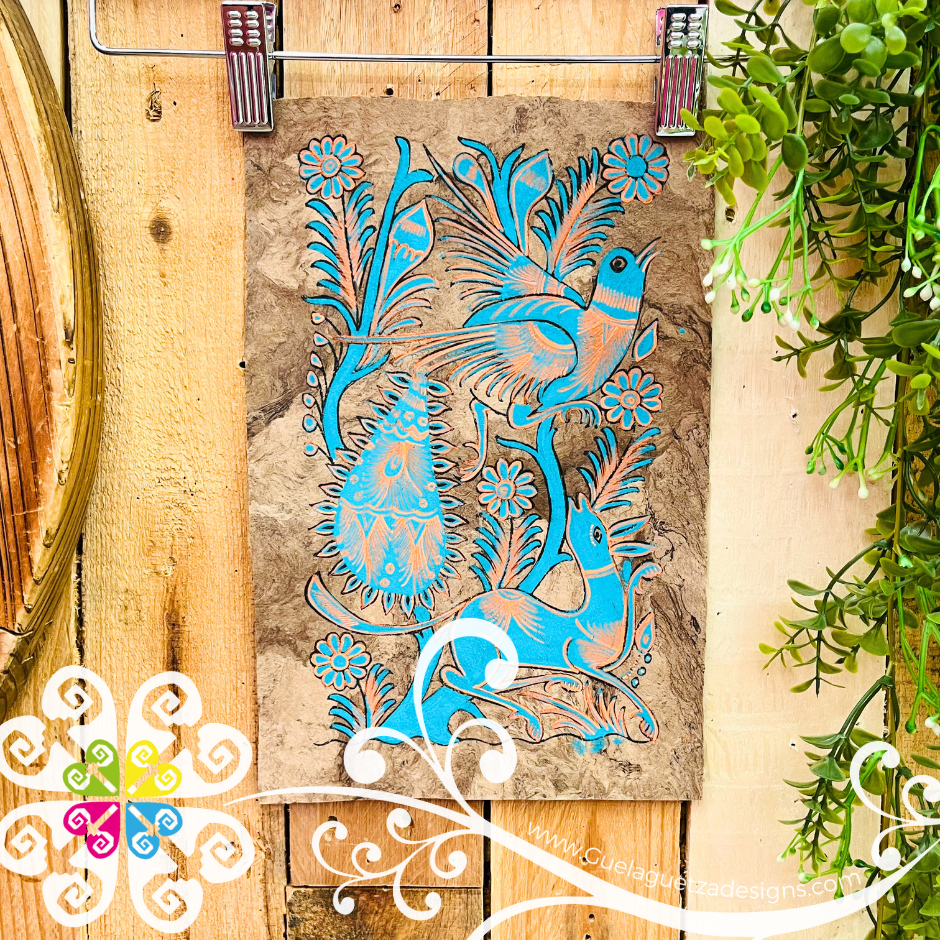 Small Fauna Designs - Amate Paintings