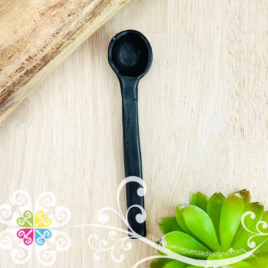 Black Clay Spoon - Barro Negro Oaxaca