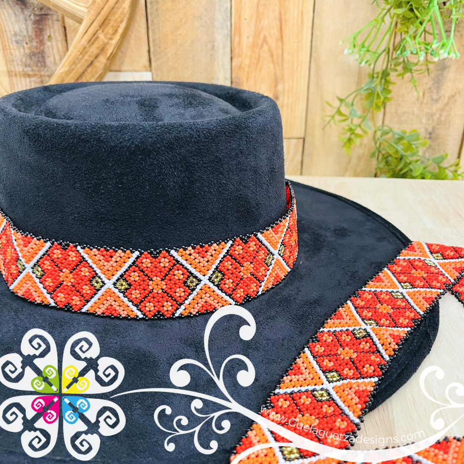 Beaded Toquilla Hat - Hatband