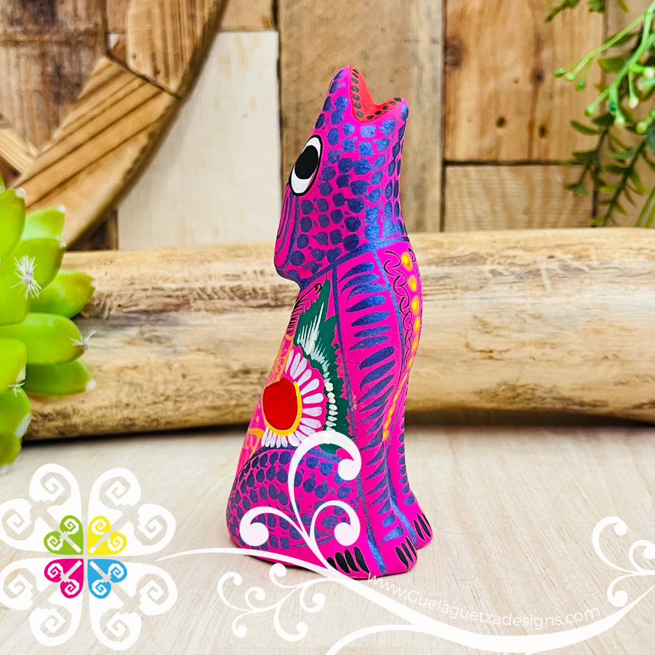 Wolf Hand-painted Clay Figure