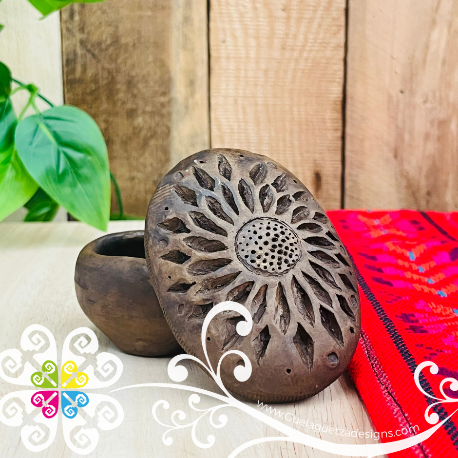 Small Oval Jewelry Box - Barro Cafe Oaxaca