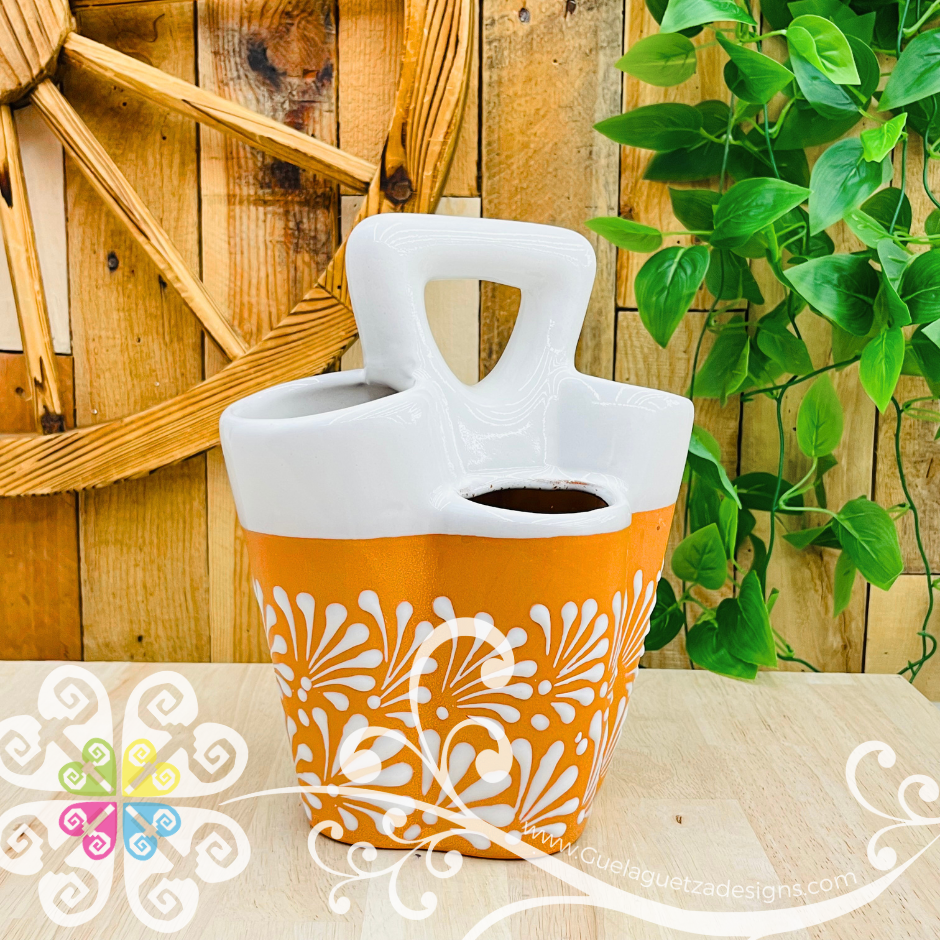 Natural Espiga Clay Utensil Holder - Spoon Holder