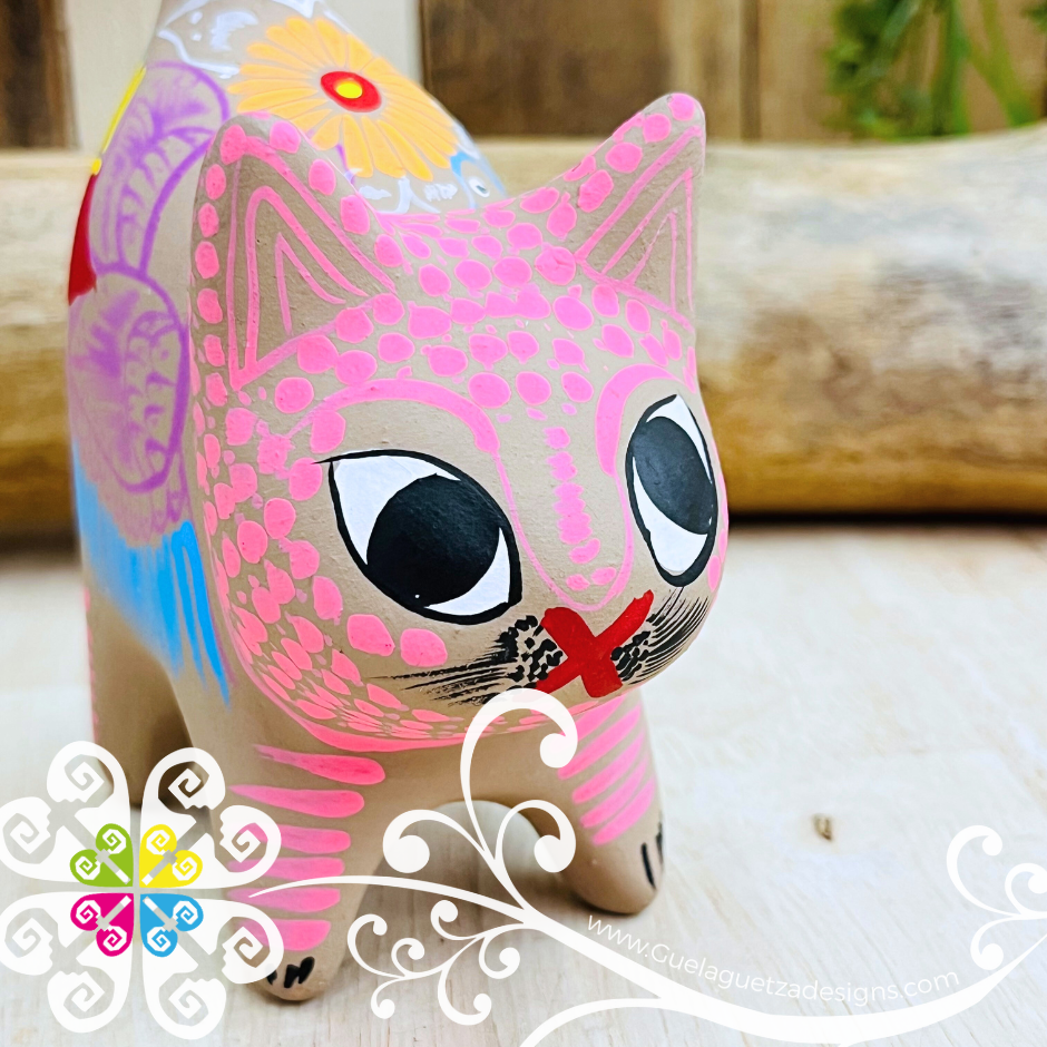 Pastels Scary Cat - Hand Painted Cat