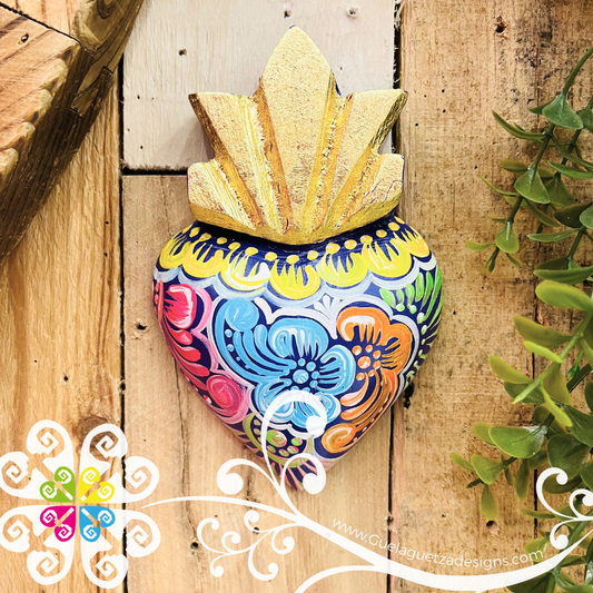Small Corazón Pintado - Wall Decor