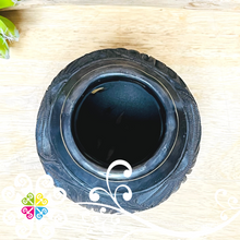 Small Cantarito Black Clay Vase - Barro Negro Oaxaca