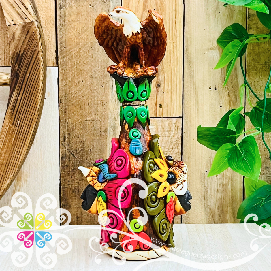 Small Jaguar Glass Bottle Container - Epoxi Clay Tequila Glass Bottle