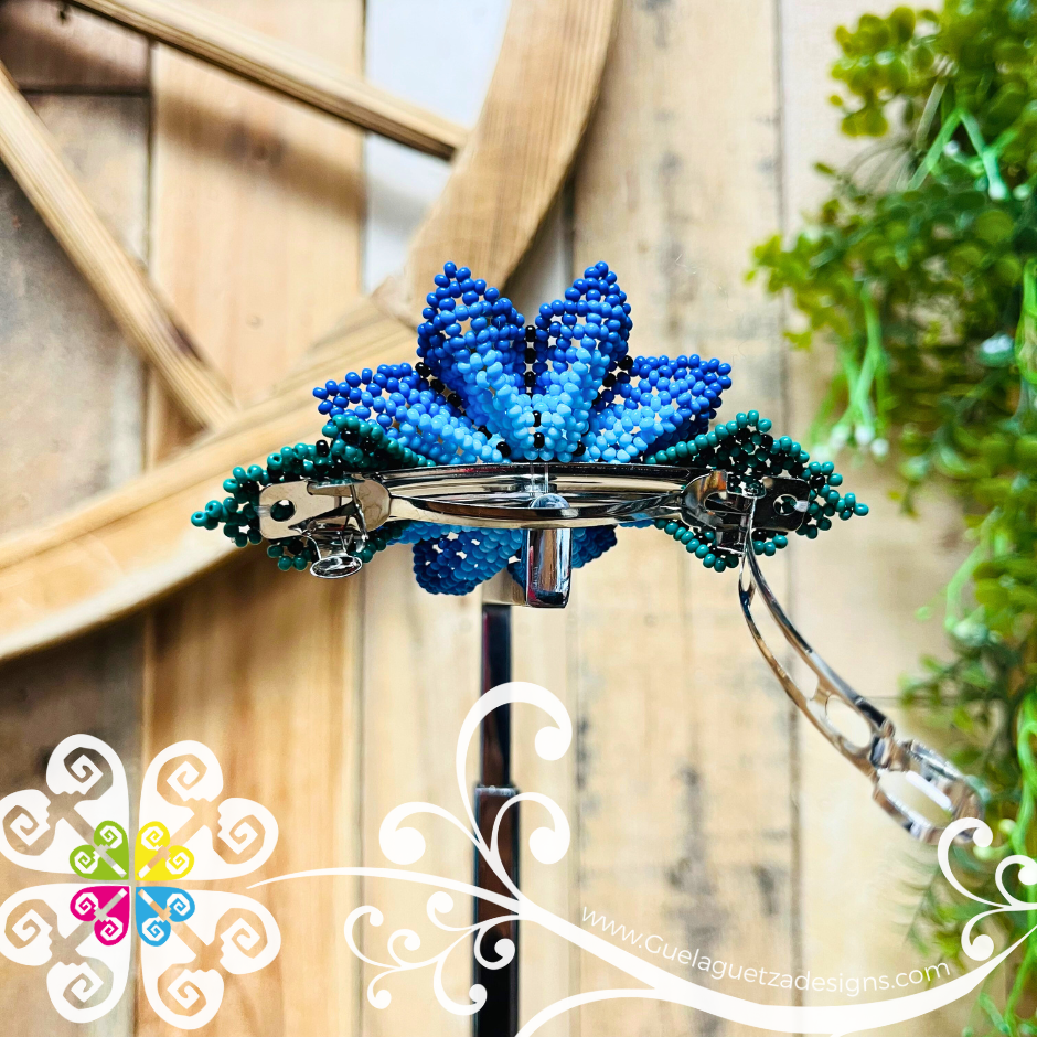 Beaded Hair Barrette Clip