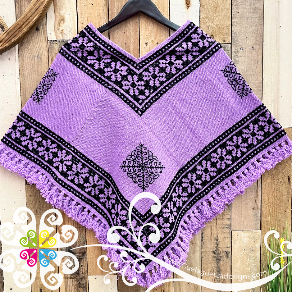 Orillado Design Embroider Poncho - Mañanita