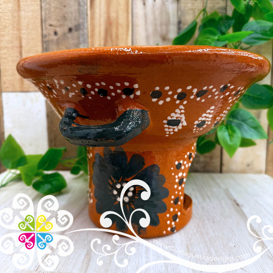 Capula Dots and Flor Anafre de Barro - Chafing Dish - Mexican Kitchen