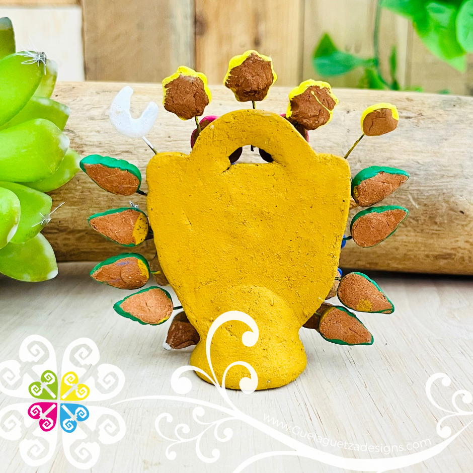 Mini Arbol Pintado Home Decor - Barro Metepec