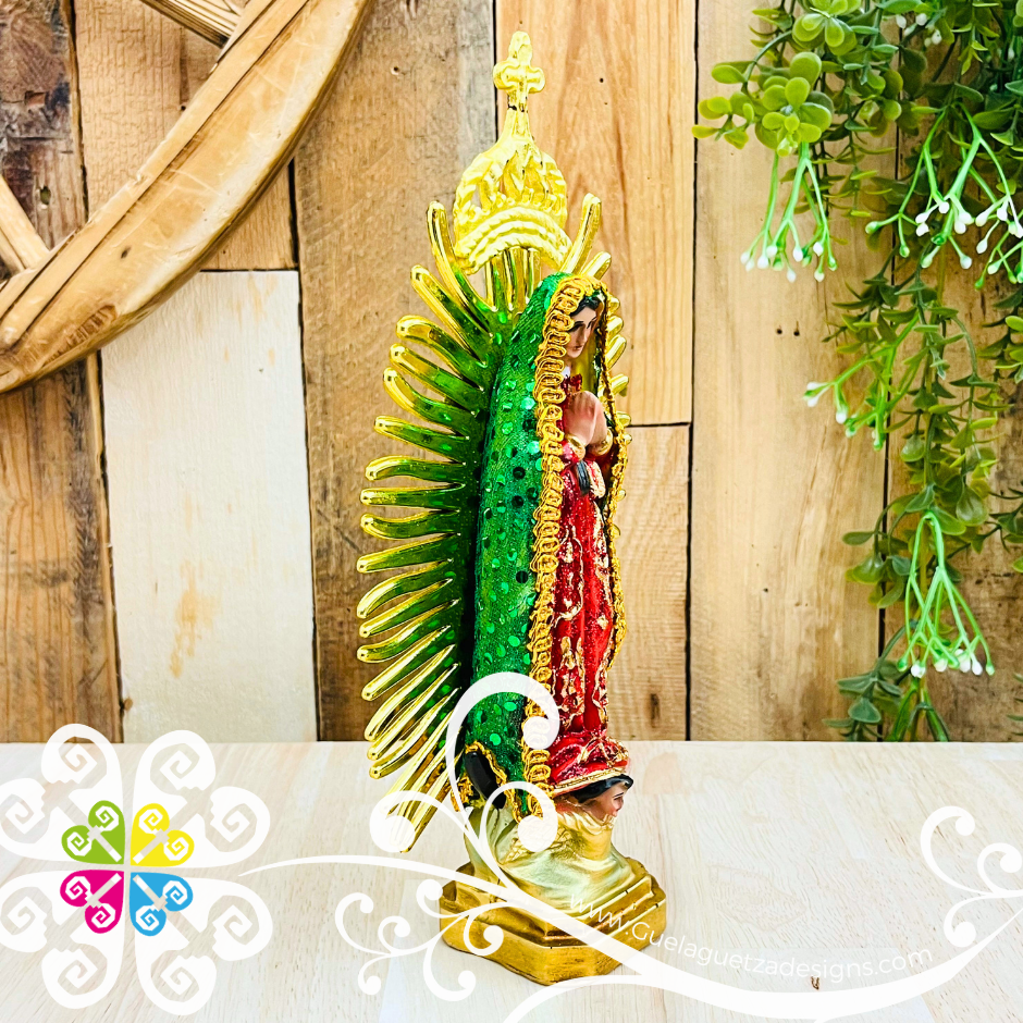 Mini Small Virgen de Guadalupe Statue - Religious Statue