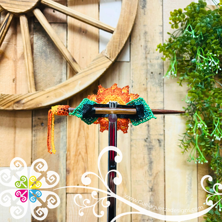 Beaded Daysi Hair Brooch