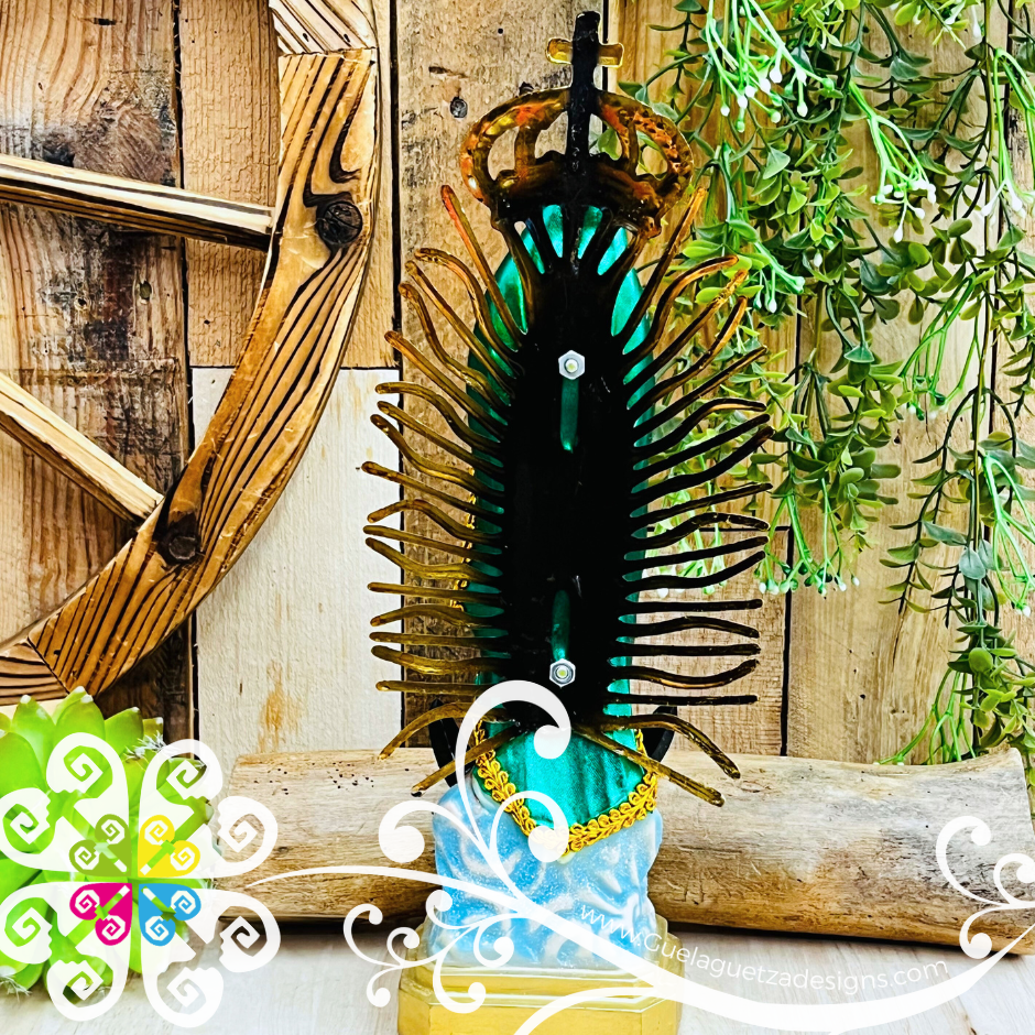 Small Virgen de Guadalupe Statue