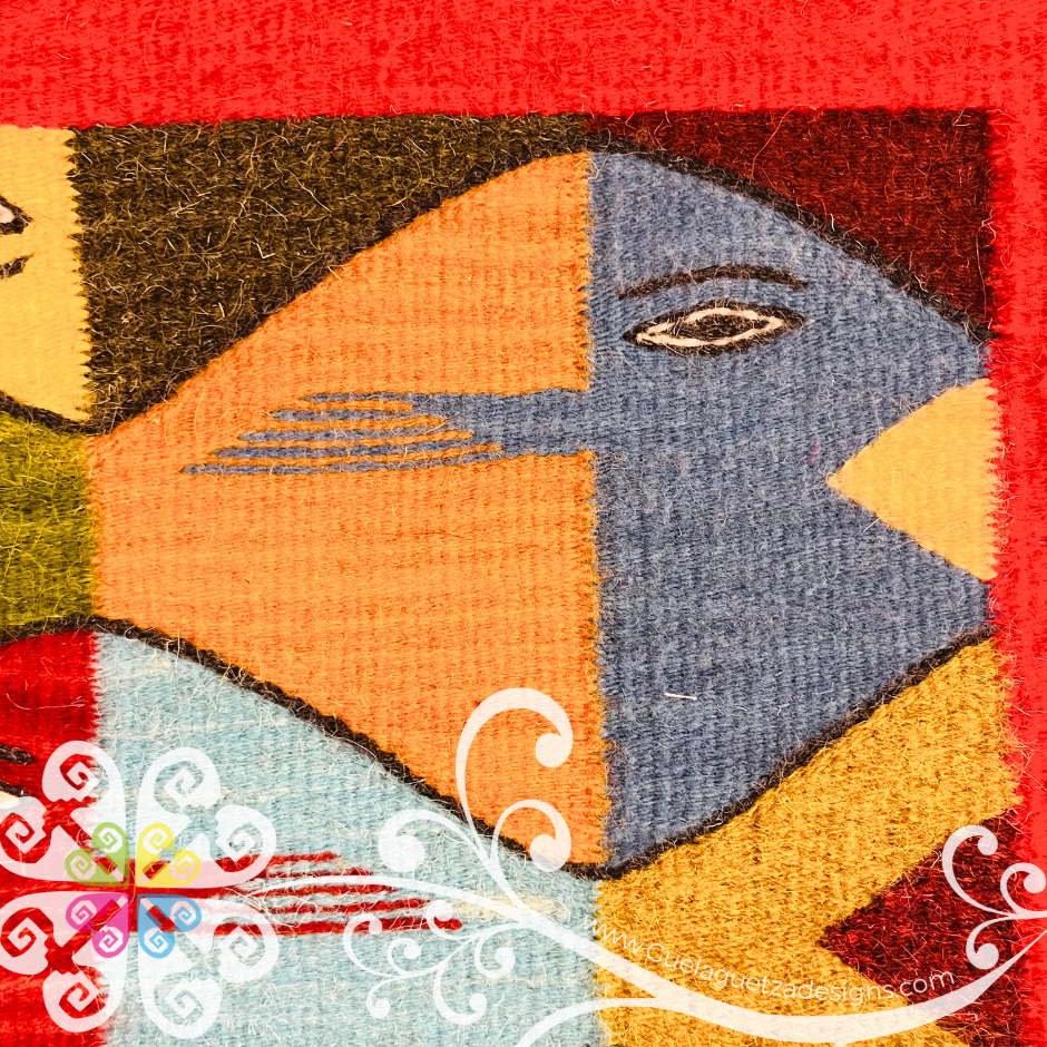 Pescado Rug - 40 x 50 cm Teotitlan Collection