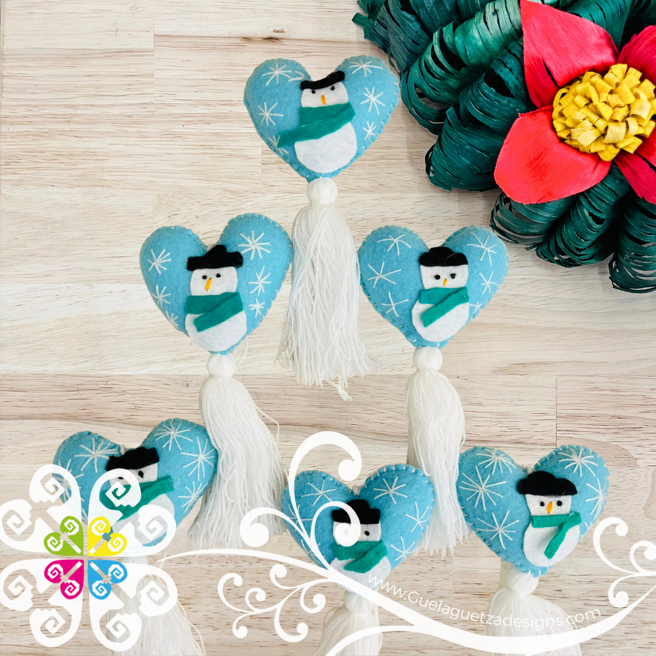 Snowman Pom Pom Sets - Christmas Ornaments