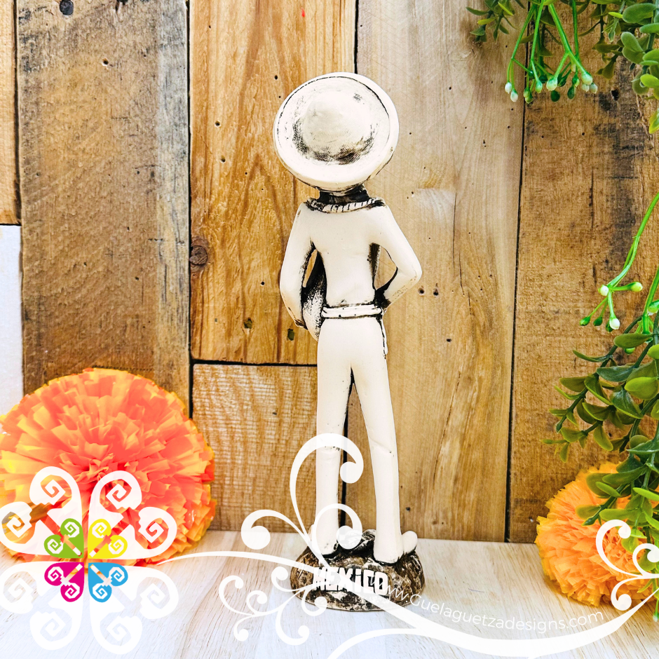 Medium Campesino Catrin - Day of the Dead Decoration Resin Statue