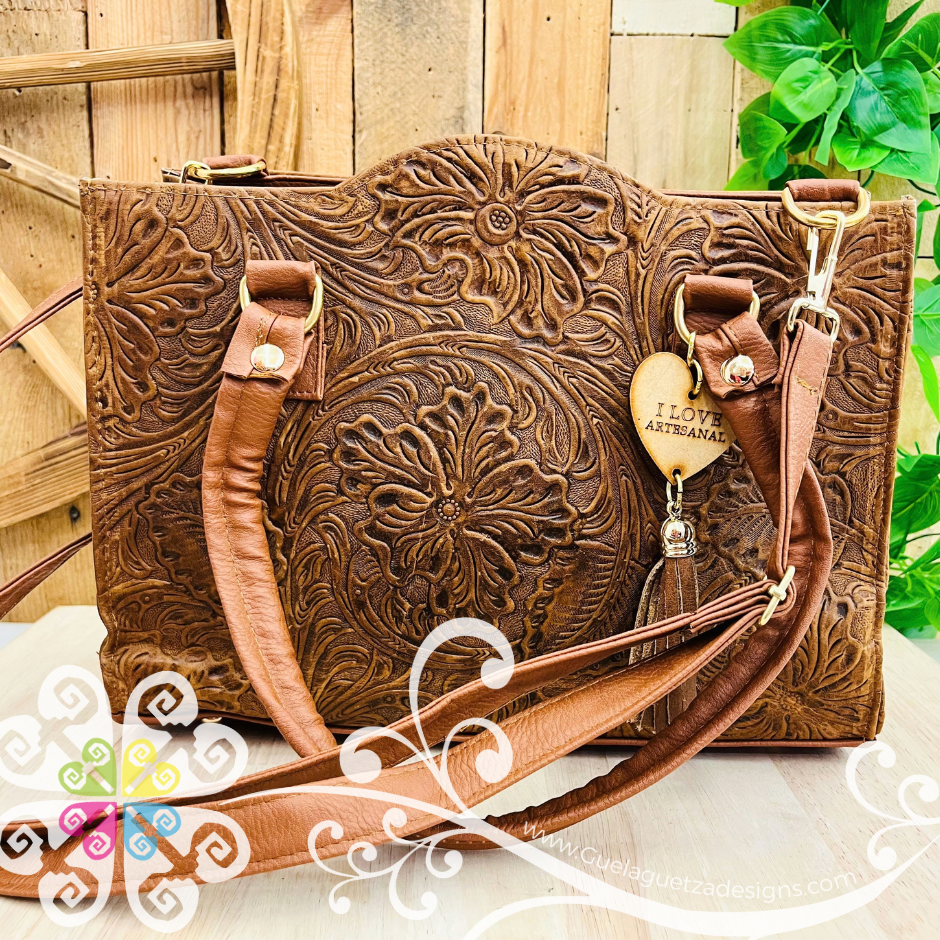 Melina Leather Purse - Bolsa de piel