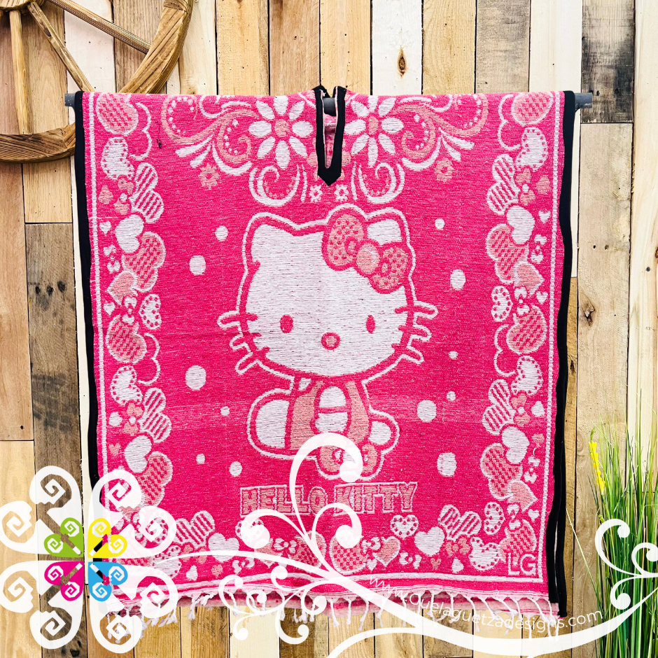 Hello Kitty Gaban - Poncho with Hoodie