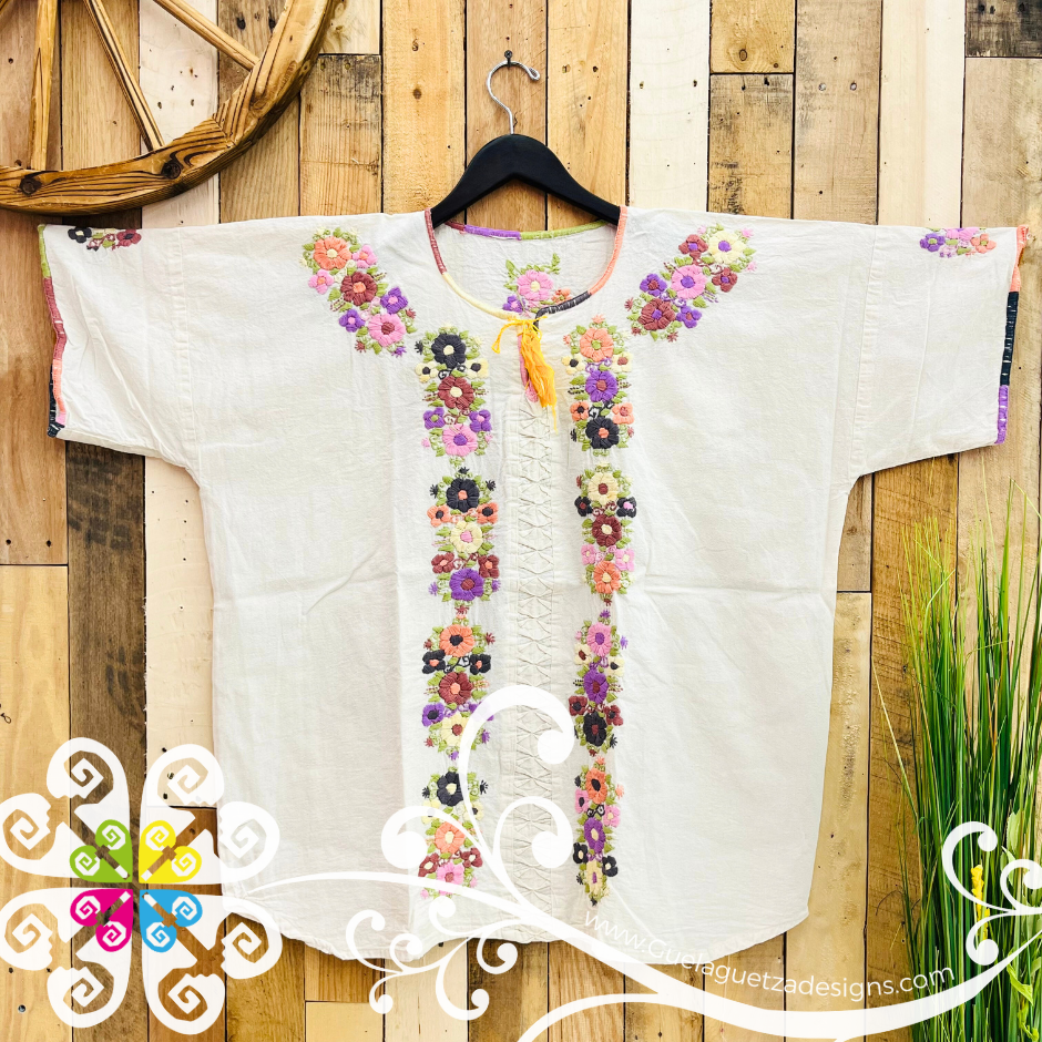 Morning Bouquet Chiapas Embroider Top- Plus Size