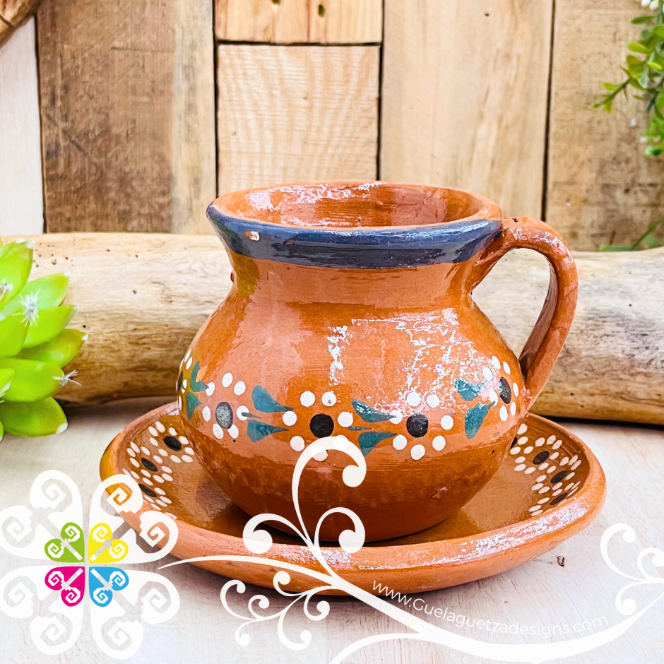 Set of 4 Capula Mug and Plate Set - Mug and Plate Capula Sencillo Set
