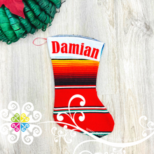 Customized Mexican Sarape Christmas Stockings