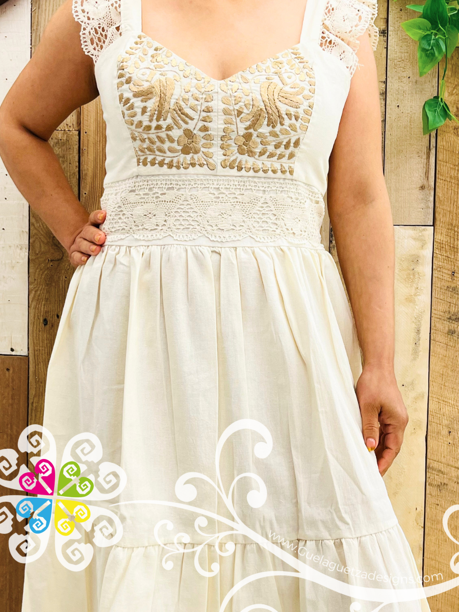 Paloma Embrodiered Dress - Embroider Women Dress
