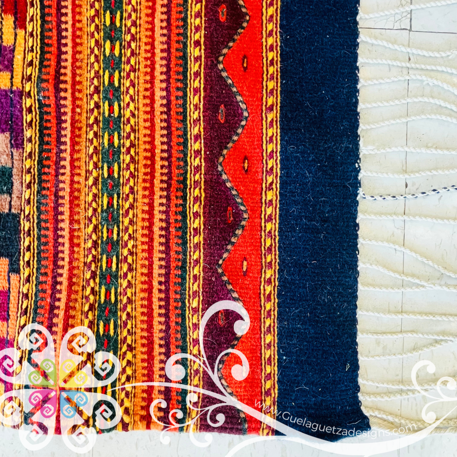 Diamante y Grecas Extra Large Rug - 220 x 130 cm Teotitlan Collection