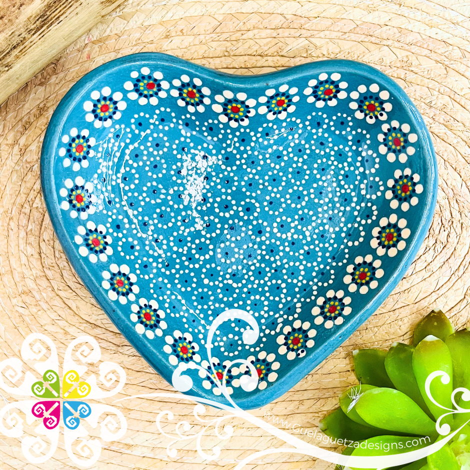 Capula Clay Corazon Plate with Mug - Capula Fino Clay Mug Set