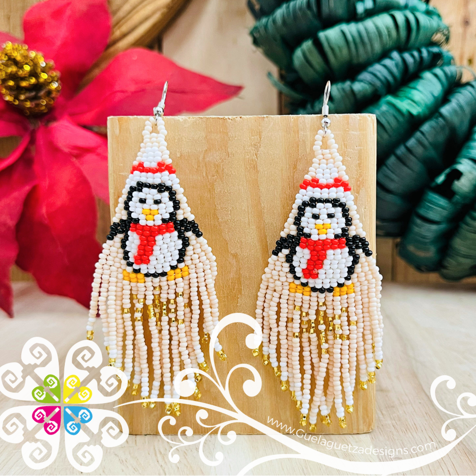 Snowman Fleco - Christmas Beaded Earrings