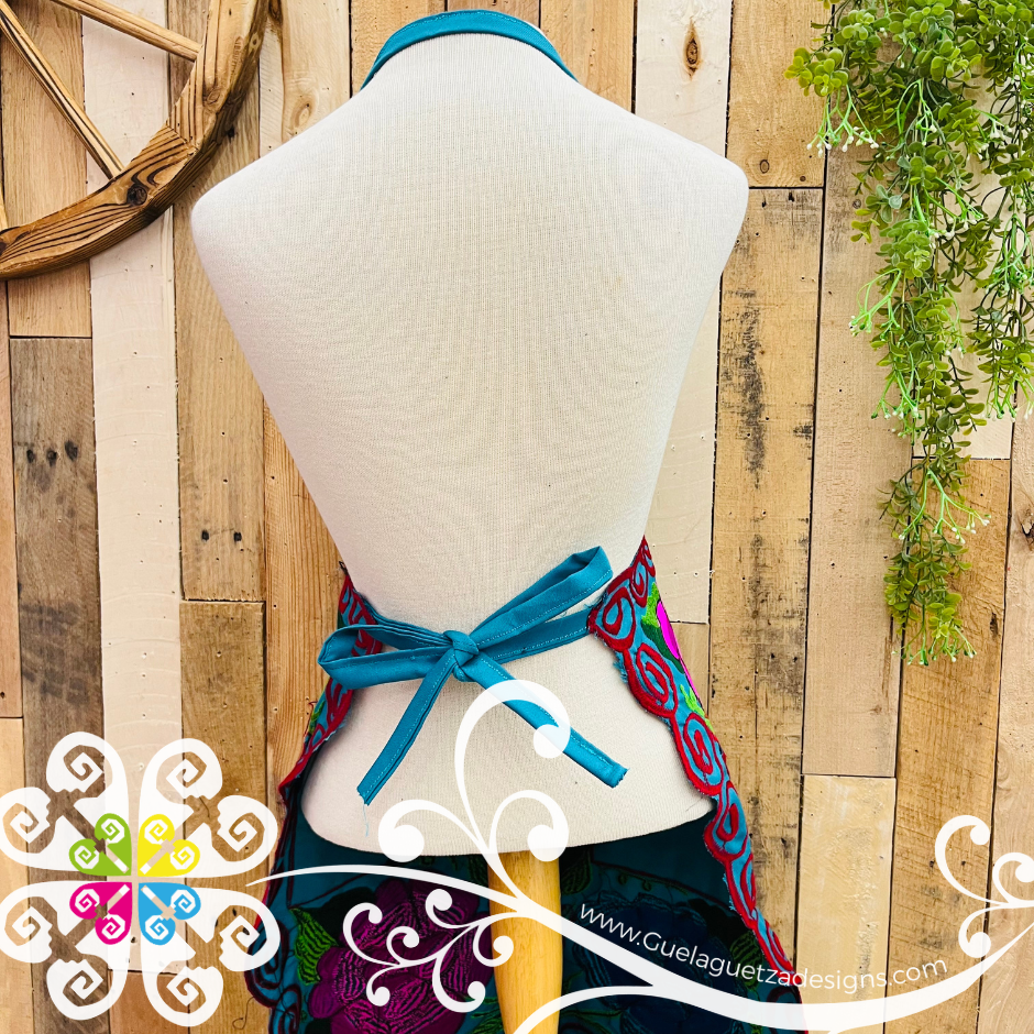 Flores Chiapas Apron - Mandil Artesanal
