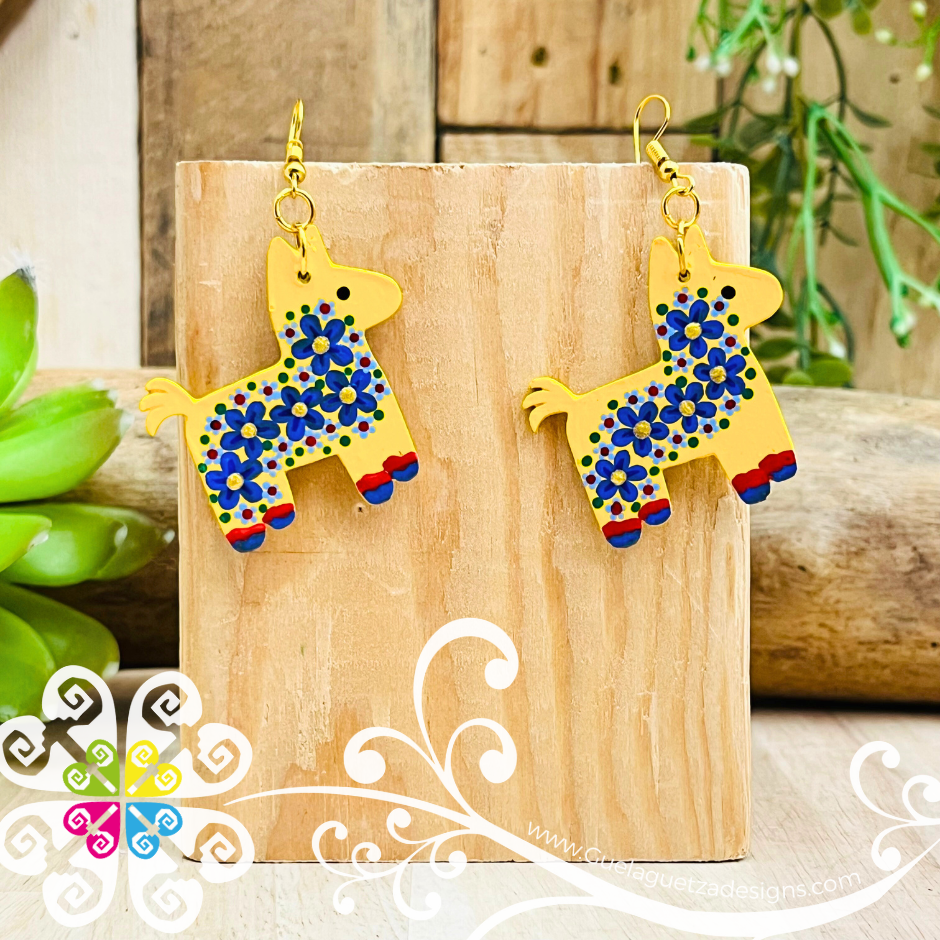 Burrito Wood Earrings - Wood Earrings