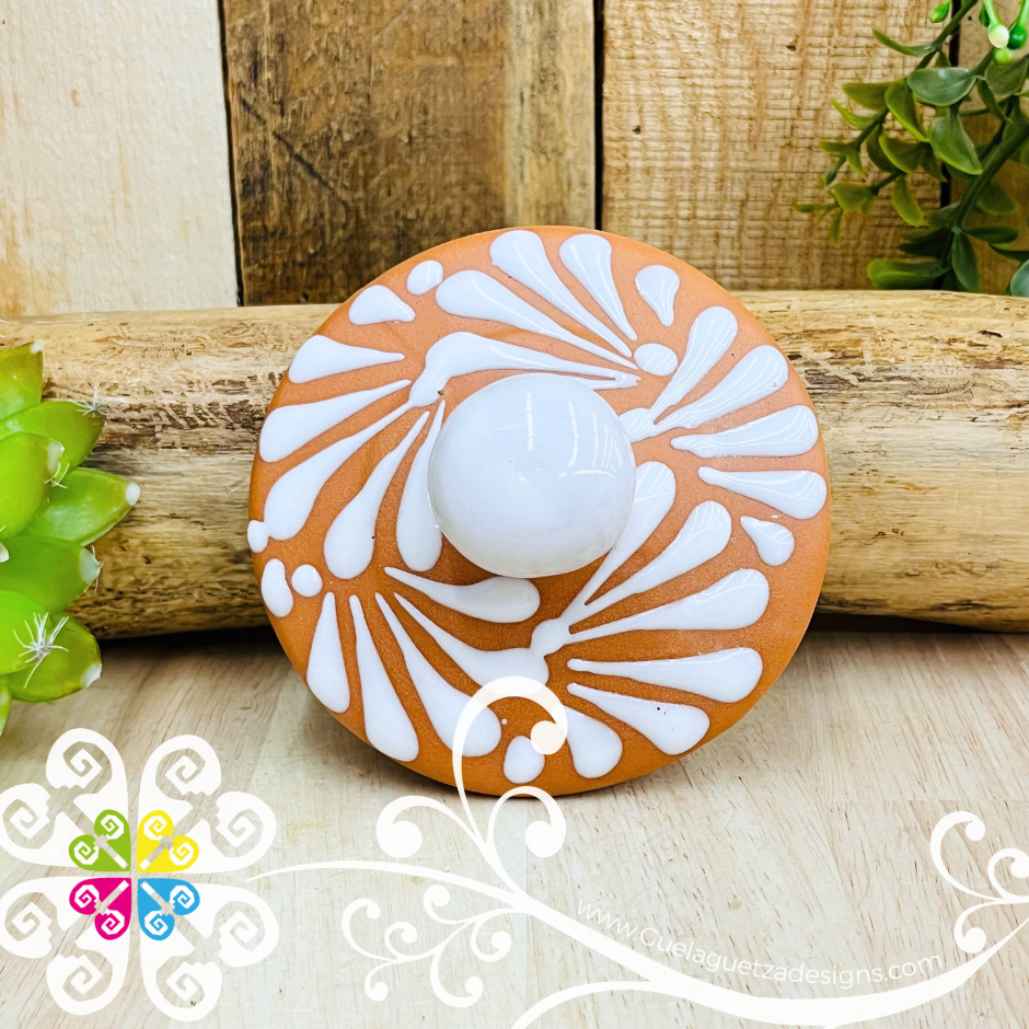 Natural with White Espiga Sugar Bowl