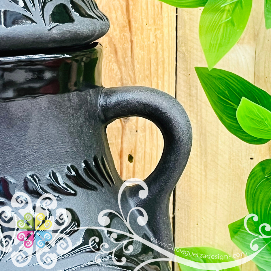 Black Espiga Olla Bule - Home Decor