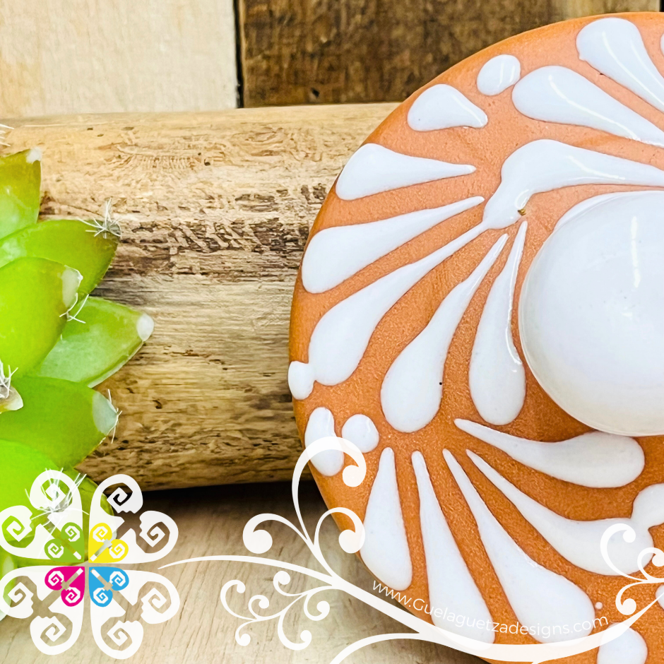 Natural with White Espiga Sugar Bowl