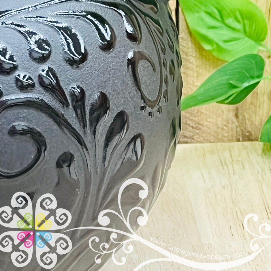 Black Espiga Olla Bule - Home Decor